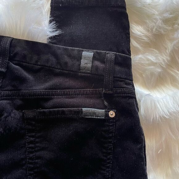7 for all man kind black velvet 27 skinny - Picture 10 of 10